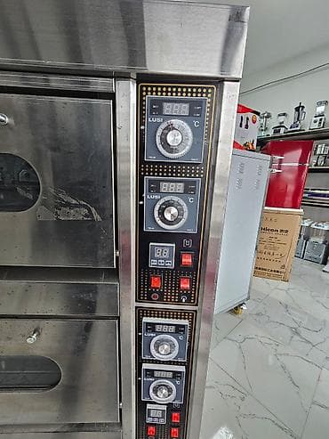 lahmacun sobası: Elektrik soba, Şirniyyət üçün, Pizza, Çörək, 3 mərtəbəli, Yeni — 5