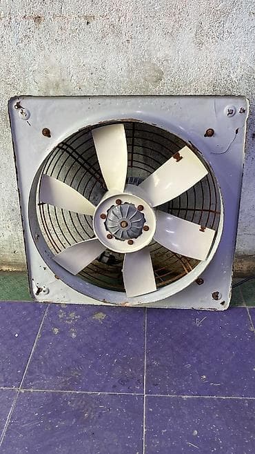 Havalandırma ventilyatoru -Qanad sayı: 6 ədəd plastik qanad -Ölçüsü