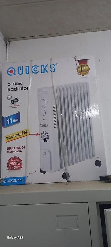 QUICKS yağla doldurulan radiator - Model: Q-4230/11F - 11 fin
