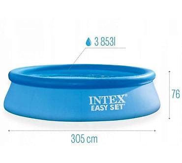 Elektron Nasos Hediyye. Intex 3.05 × 0.76 m şişmə hovuz 🌊 Yay — 1