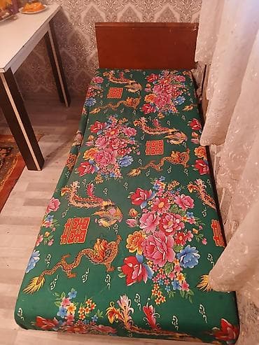 Təknəfərlik çarpayı, Bazasız, Matras ilə, Siyirməsiz