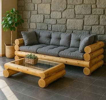 super mebel: Dördbucaq masa, Açılmayan, Stullar ilə, Taxta — 4