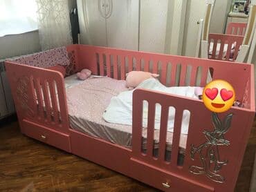 Qız üçün, Çarpayı, Bazasız, Matras ilə, Siyirməli