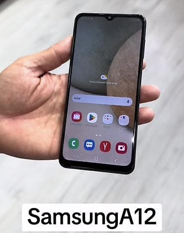 xiaomi redmi note 4 pro: Samsung Galaxy A12, 64 GB, rəng - Qara, Barmaq izi — 2