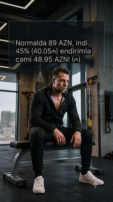 luc saatı: İdman dəsti, 3XL, rəng - Qara — 10