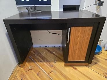 Kompüter masası, Açılmayan, Laminat, Dördbucaq masa