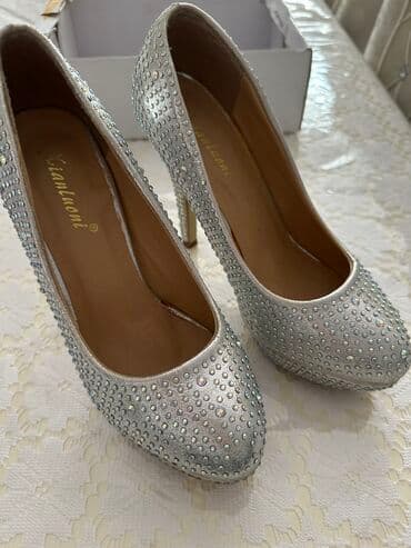 mimy ortopedik ayakkabı: Tuflilər, Ölçü: 39, rəng - Gümüşü, Yeni — 1
