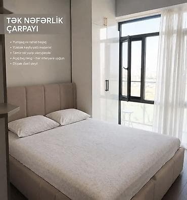 islenmis matras: Çüt nəfərlik çarpayı - Yumşaq və rahat başlıq - Yüksək keyfiyyətli — 1