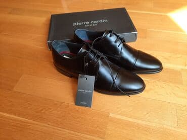 Ayaqqabılar: Pierre Cardin brendinə məxsus qara rəngli, dəri ayaqqabı. TƏZƏDİR — 3