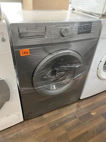 beko elektrikli soba: Arçelik önyükləməli paltaryuyan maşın - Rəng: metalik boz - Yükləmə — 1