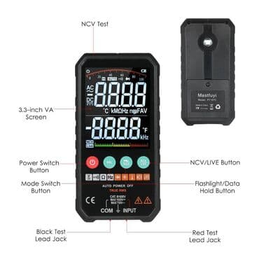 nitrat tester: Smart Multimetr Agilli Tester Ozu Avtomatik Secim Edib Teyin Edir Yeni — 7