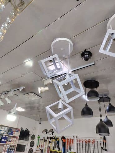 lüstür: Çılçıraq, 3 lampa, Metal — 3