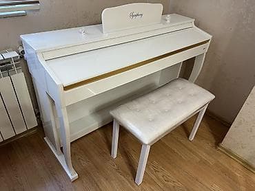 Rəqəmsal pianino – “Symphony” dizaynlı, parlaq ağ korpuslu model