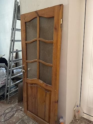 qapi avropa: Taxta iç otaq qapıları və dəmir qapı karkası - Material: təbii taxta — 3