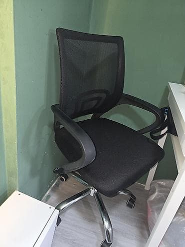 oturacaq ofis: Yeni, Təkərli, Qolları tənzimlənmir, Parça — 1