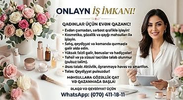 Kosmetoloq tələb olunur, Faiz, Təcrübəsiz, Təlim — 1