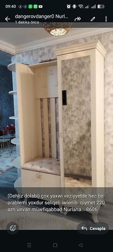 (Dehliz dolabi) çox yaxwi veziyyetde hec bir prablemi yoxdur seliqeli at lalafo.az (Dehliz dolabi) çox yaxwi veziyyetde hec bir prablemi yoxdur seliqeli
