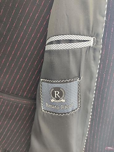 Kişi geyimləri: Renato Ricci kişi kostyumu – üçlük dəst - Model: Klassik üçlük – — 4