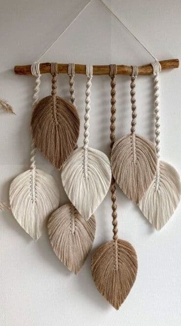 Fiqurlar: Dekor Pano makrame — 3