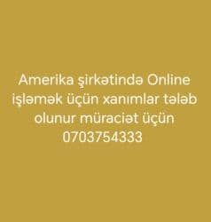 Satış: 💼 Xanımlar üçün Part Time Online İş 💼 📍 Evdən çıxmadan işləyin — 1