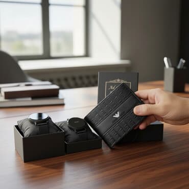 Yeni, Klassik Saat dəsti, rəng - Qara