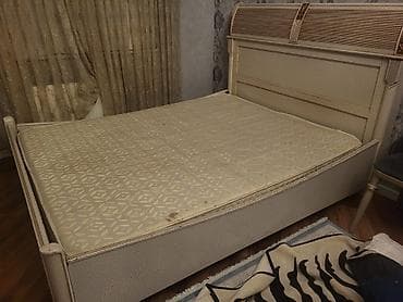 iwlenmiw perdeler: İşlənmiş, İkinəfərlik çarpayı, Bazasız, Matras ilə, Siyirməsiz — 2