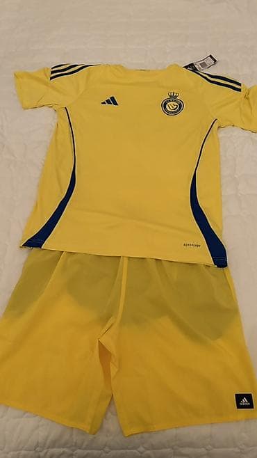 Kişi geyimləri: İdman dəsti, Adidas, M, rəng - Sarı — 2
