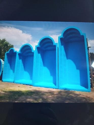 Peyk antenalarının quraşdırılması: Fiberglas hovuz kasaları və su anbarları - Material: yüksək — 1