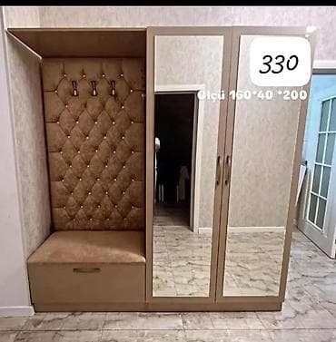 dehliz dolab: Dəhliz üçün çoxfunksiyalı qarderob-komod dəsti - Ölçü: 160 × 40 × 200 — 1