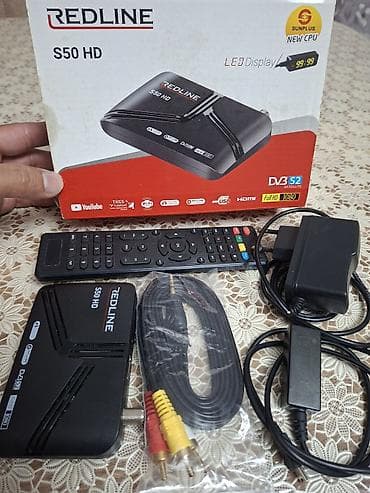 REDLINE S50 HD peyk qəbuledicisi - DVB-S2 peyk standartı, Full HD