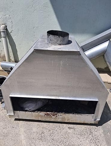 Sənaye tipli tüstü çəkən başlıq və havalandırma komplekti - Material