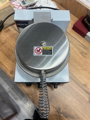dondurma aparati: REMTA vafli/konus istehsal edən elektrikli aparat - Peşəkar tip, kafe — 4
