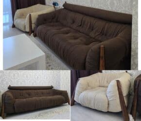 İşlənmiş, Divan, 2 kreslo