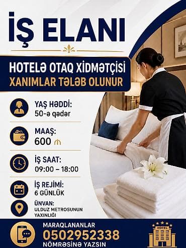 Xadimə tələb olunur lalafo.az -da Xadimə tələb olunur