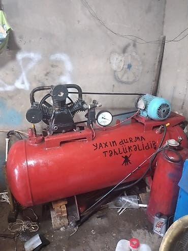 Tecili teker avadanliqlari satilir 1 eded 1 tonluq boyuk kampressor