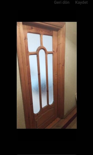 Dekorativ divar panelləri: Yataq otağı üçün İşlənmiş Otaq qapısı 90x205 sm Zamok ilə, Zəmanətli, Ödənişli quraşdırma, Ünvandan götürmə — 1