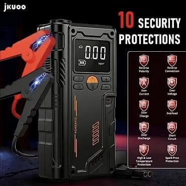 instrumenti: 10‑u 1-də Avtostarter və Hava Kompressoru Çoxfunksiyalı portativ — 6