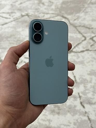 IPhone 16, 128 GB, Mavi, Face ID