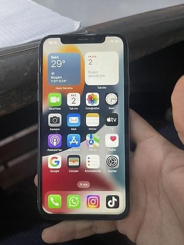 Elektronika: IPhone X, 64 GB, Gümüşü, Face ID — 2