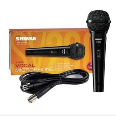 mikrafon sm 58: Shure Mikrofon Model: SV200 🚚Çatdırılma xidməti mövcuddur — 1