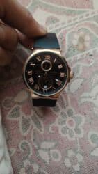 el fecr saat: İşlənmiş, Qol saatı, Ulysse, rəng - Qızılı — 3