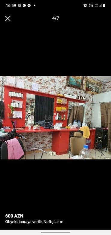 сдаю в аренду помещение: Nəsimi rayonu Nizami metrosuna yaxın yerləşən 1 yarızirzəmi ümumi — 2