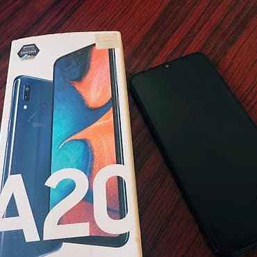 Samsung Galaxy A20, 32 GB, rəng - Mavi, Barmaq izi — 4