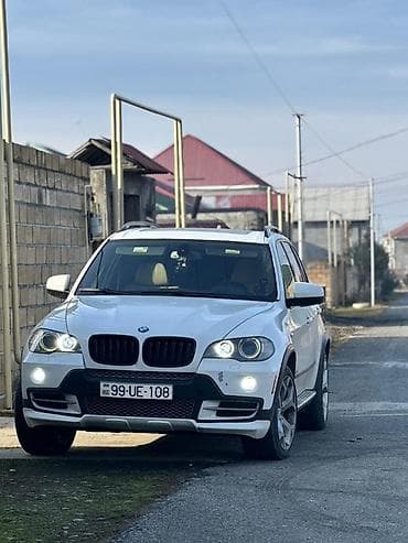 transit satış: BMW X5 (E70) ağ rəngli SUV - Kuzov: E70, ağ rəng, M‑paket üslublu — 1