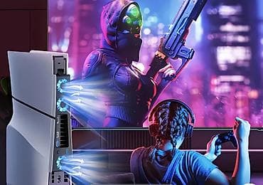 oyun konsoları: PS5 Slim üçün USB Soyuducu Fan - Uyğunluq: Yalnız PS5 Slim konsolu — 5