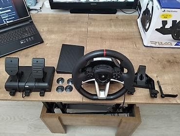 rol ps: Təmiz Original Hori Racing Wheel Apex (RWA) sükan və pedal seti — 2