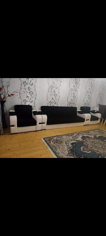 divan krislo: İşlənmiş, Divan, 2 kreslo, Açılan — 1