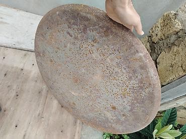 saxta baba baltari̇: Dəmir sac/saç tava (yuvarlaq) - Material: qalın polad (döymə tipli — 2