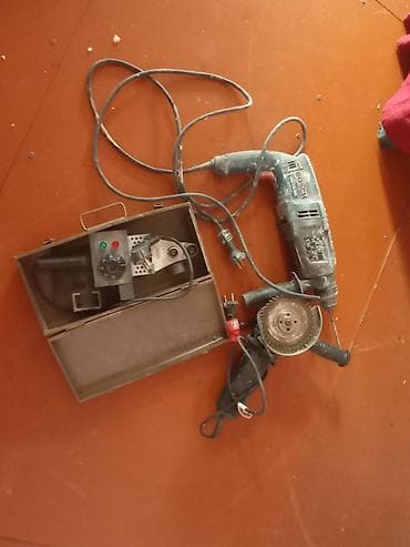 perforator bosch: Alət dəsti – elektrikli perforator/matkap, bucaq daşlayıcı (bolqar) və — 1