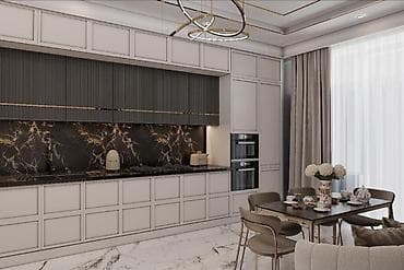 Tata: Sifarişlə mətbəx dəsti, Özü çəkən petlələr, MDF, Kredit yoxdur, Pulsuz çatdırılma, Rayonlara çatdırılma — 2